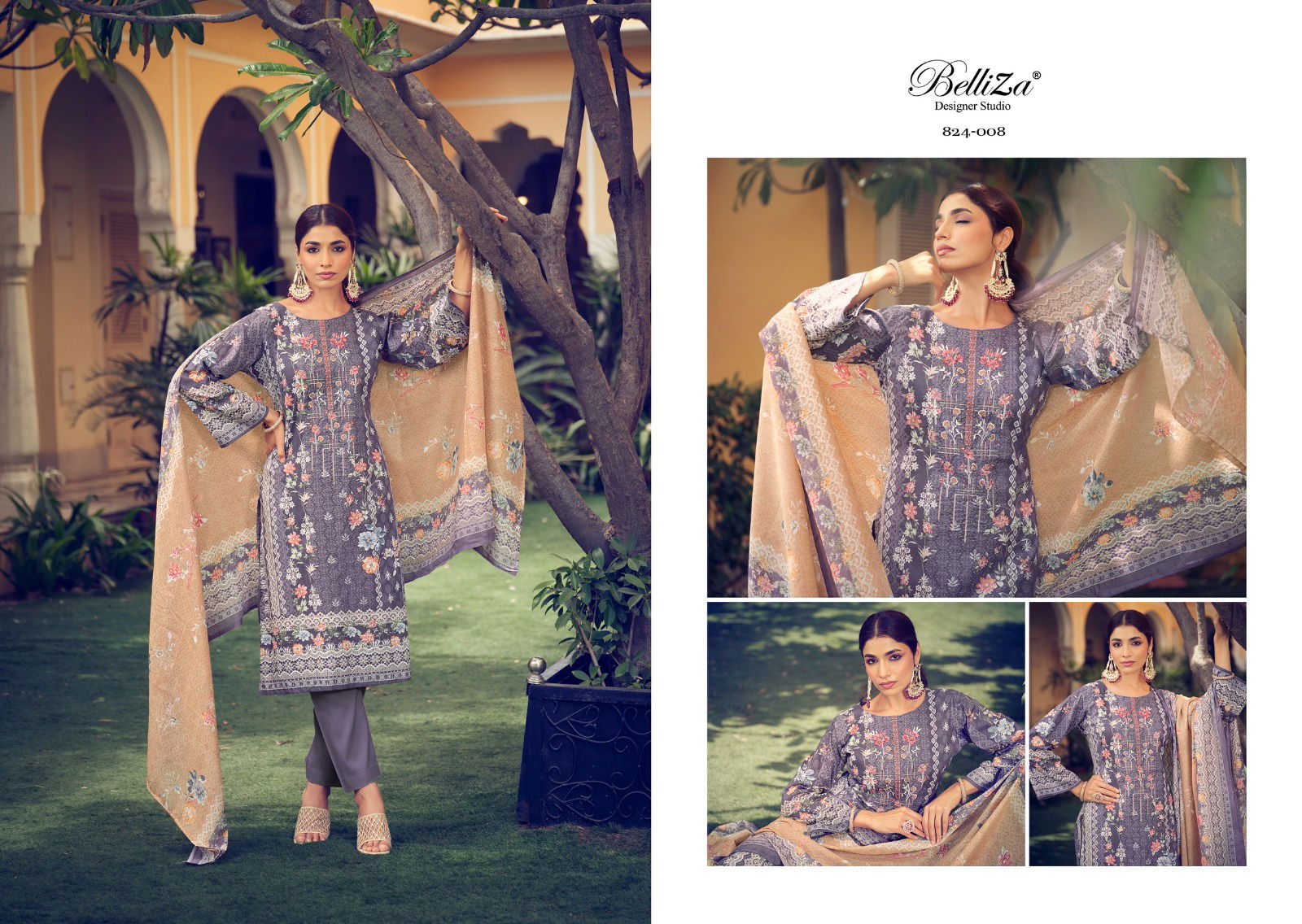 Belliza Naira Vol 19 Printed Cotton Dress Material Catalog
